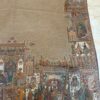 SKIN COLOR MUGHAL PRINTED PASHMINA KASHMIRI SHAWL