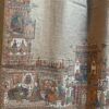 SKIN COLOR MUGHAL PRINTED PASHMINA KASHMIRI SHAWL