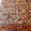 BEIGE COLOR MAHROON FLOWER KANI
