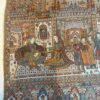 SKIN COLOR MUGHAL PRINTED PASHMINA KASHMIRI SHAWL