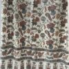 OFF WHITE COLOR EMBROIDERED PASHMINA KASHMIRI SHAWL